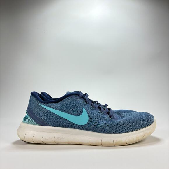 Nike Free RN Blue Moon Lace Up Running Shoes Athletic Sneakers Women's Size 8 - Picture 1 of 10